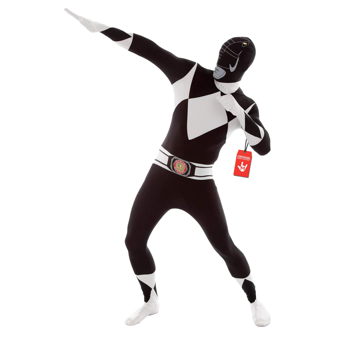 Morphsuits Power-Rangers-Kostüm Schwarz L, Schwarz L