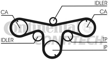 CONTITECH Zahnriemen, CT1079