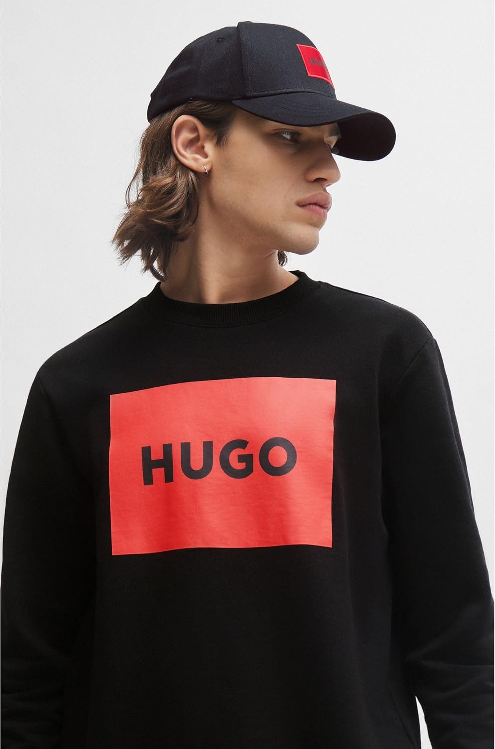 HUGO Herren Sweatshirt M Black001, M Black001