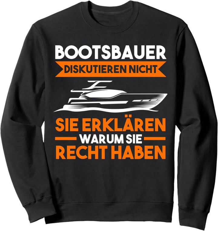 Bootsbauer Bootsbau Sweatshirt
