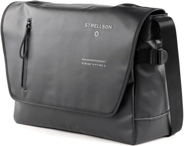 Strellson - stockwell 2.0 dorian messenger lhf Schwarz L Farbe:schwarz / Material:polyester,syntheti