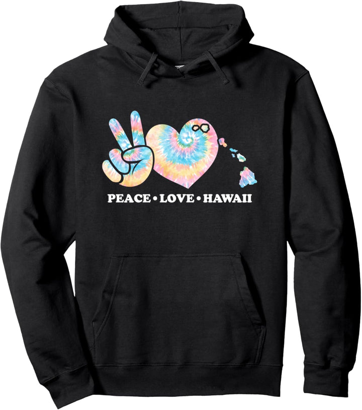 Peace Love Hawaii Pullover Hoodie