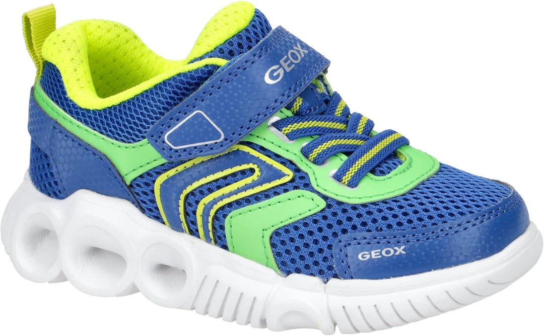 Geox Herren J Flexyper Boy ASneakers 35 EU Royal Lime, 35 EU Royal Lime