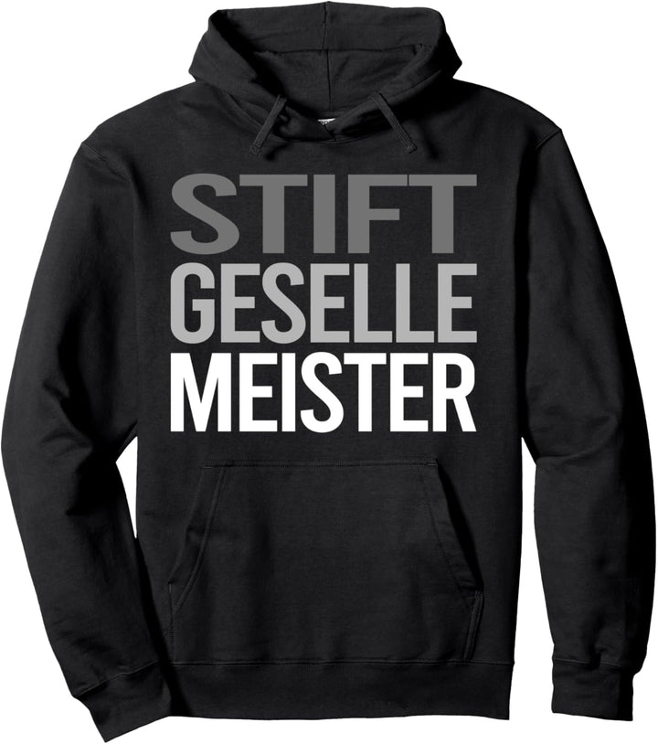 Geschenk Meister Stift Geselle Lehrling Azubi Meister Pullover Hoodie