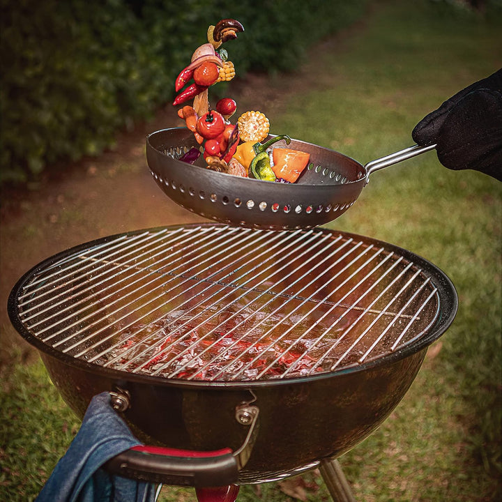 Tramontina Grill-Wok aus eloxiertem Aluminium, 26 cm, 26 cm