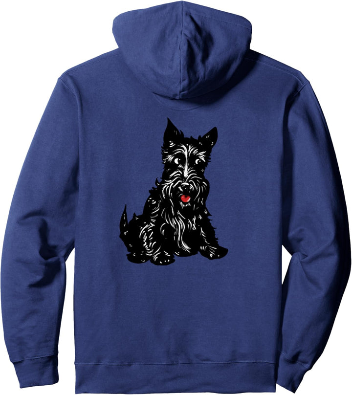 Scottish Terrier-Kunst niedlicher Scotty-Hundezucht Pullover Hoodie