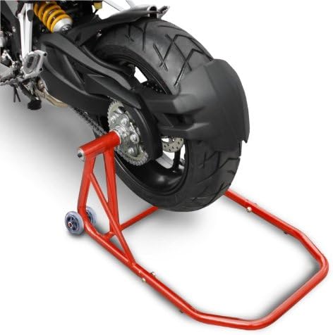 ConStands – Einarm Montageständer für Ducati 996 99-01 Rot Hinterrad Single Classic Motorrad inkl. A