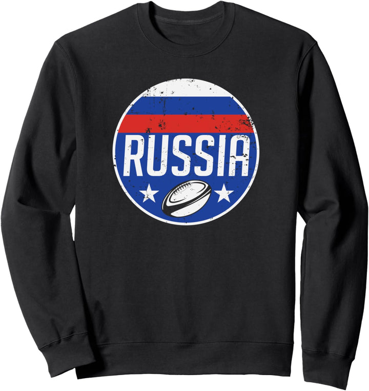 Russia Rugby Flag Jersey Supporter Russian Fan Gift Sweatshirt