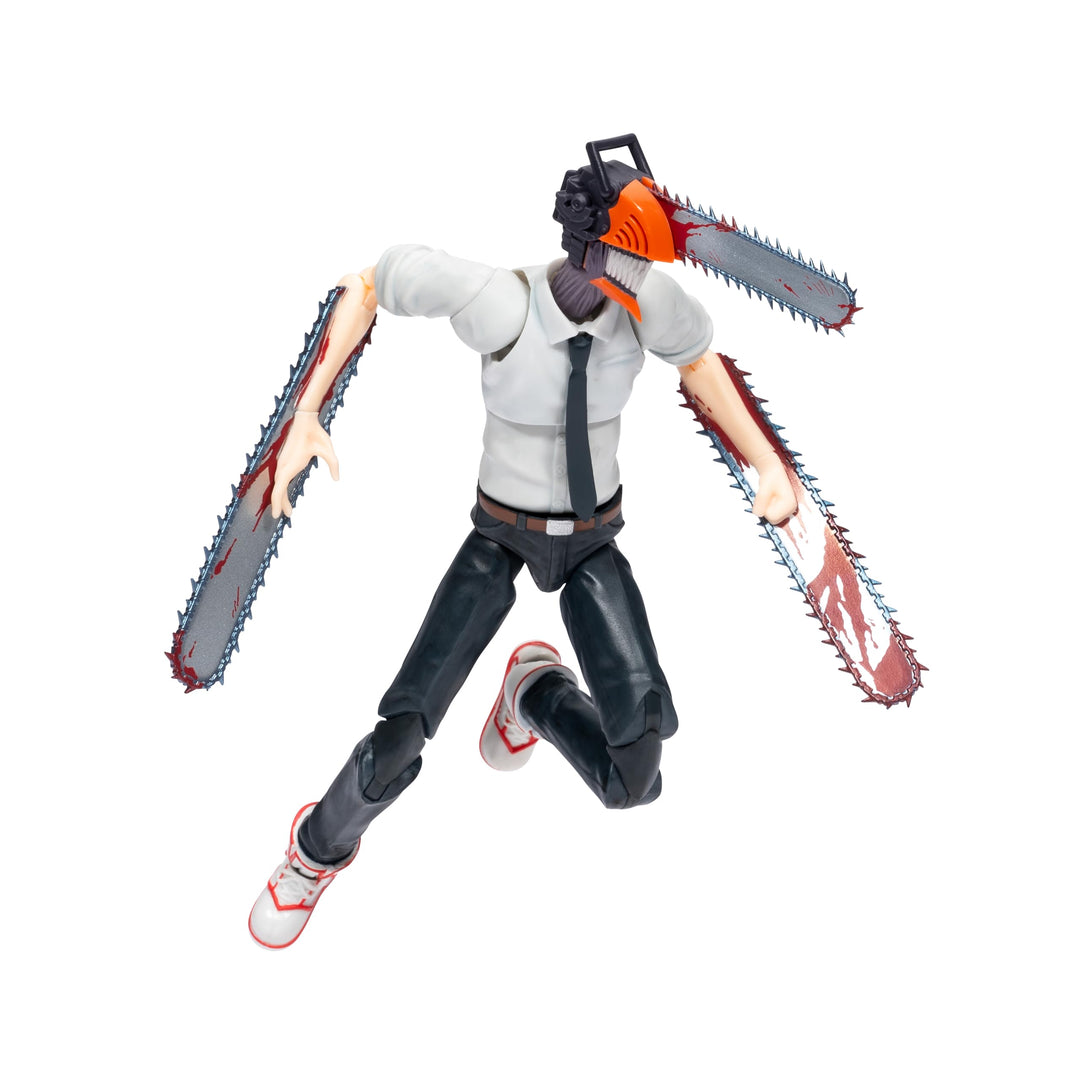 Total Anime KAZ0004 - Chainsaw Man – 16,5 cm grosse Figur mit austauschbarem Kopf und Armen Plus aus