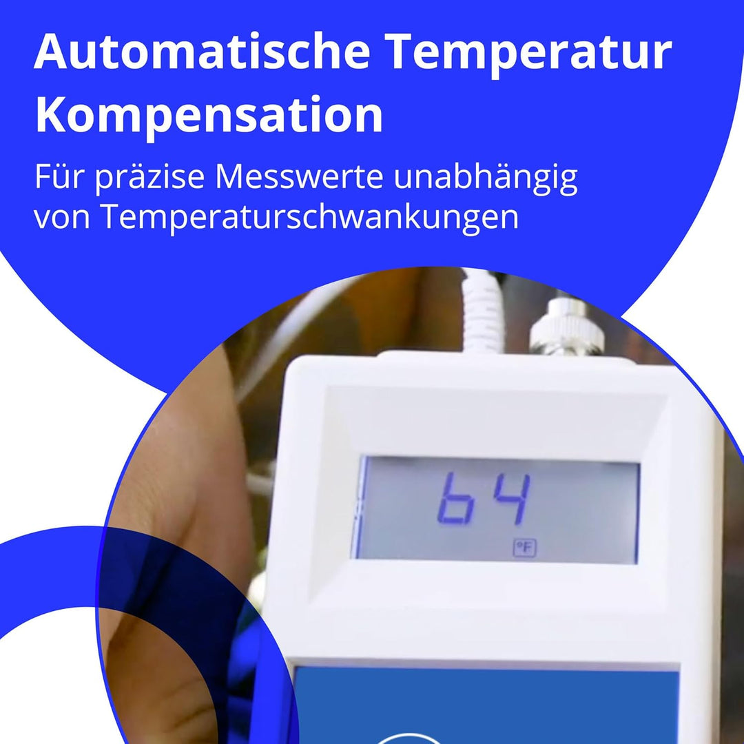 Bluelab METCOMPLUS Combo Meter Plus – Misst pH, Temperatur &amp; Leitfähigkeit (TDS/PPM) in Wasser &amp; Bod