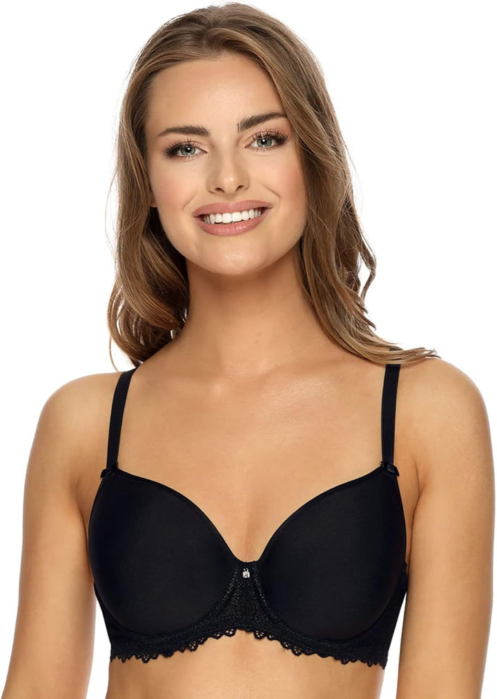 VIANIA! 2er Pack Spacer Bügel BH Leni 204461 75D Schwarz, 75D Schwarz