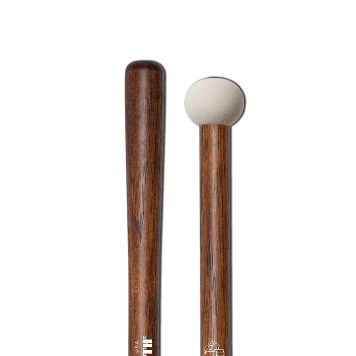 VIC FIRTH Bass Mallets MBOH Corpsmaster Serie Hard Xsmall Head, Hard Xsmall Head