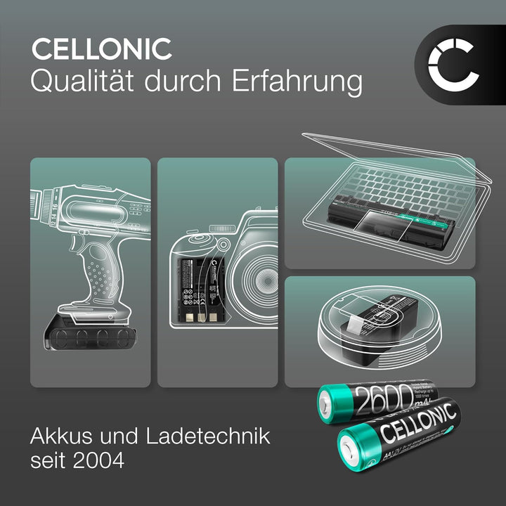 CELLONIC, Lautsprecherakku kompatibel mit Teufel ROCKSTER GO 2 (5200mAh, 3.7V) Ersatzakku GSP1029102