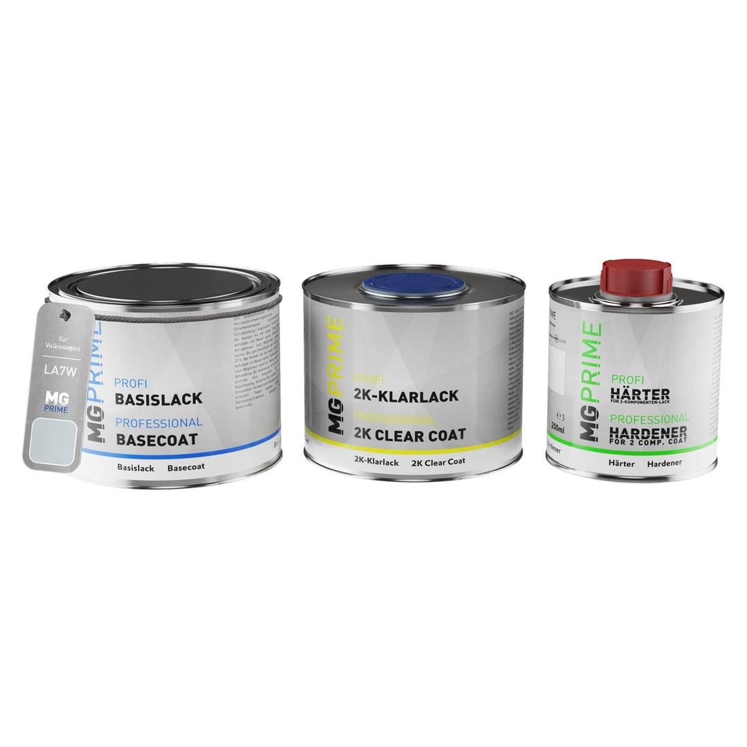 Autolack Set Dose spritzfertig für Volkswagen VW LA7W / 8E Reflexsilber Metallic/Brillant Silber Bas