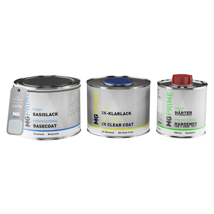 Autolack Set Dose spritzfertig für Volkswagen VW LA7W / 8E Reflexsilber Metallic/Brillant Silber Bas