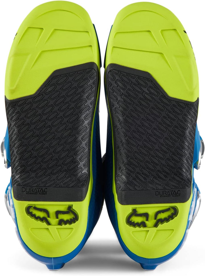 Fox Racing Herren Motion Motocross Stiefel Stiefel, Blau Gelb