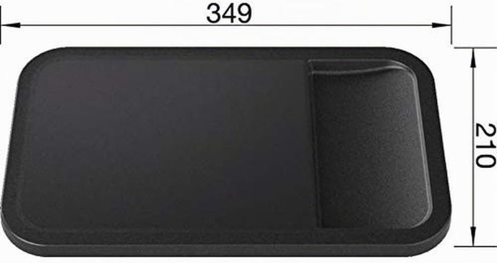 BLANCO 232181 SmartCut Schneidbrett, Kuststoff