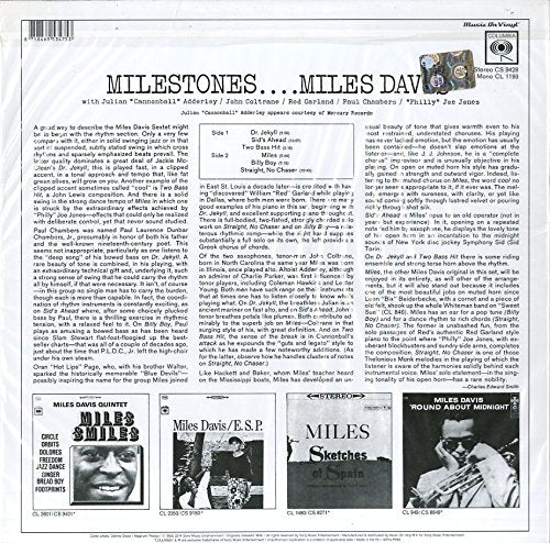 Milestones, Vinyl