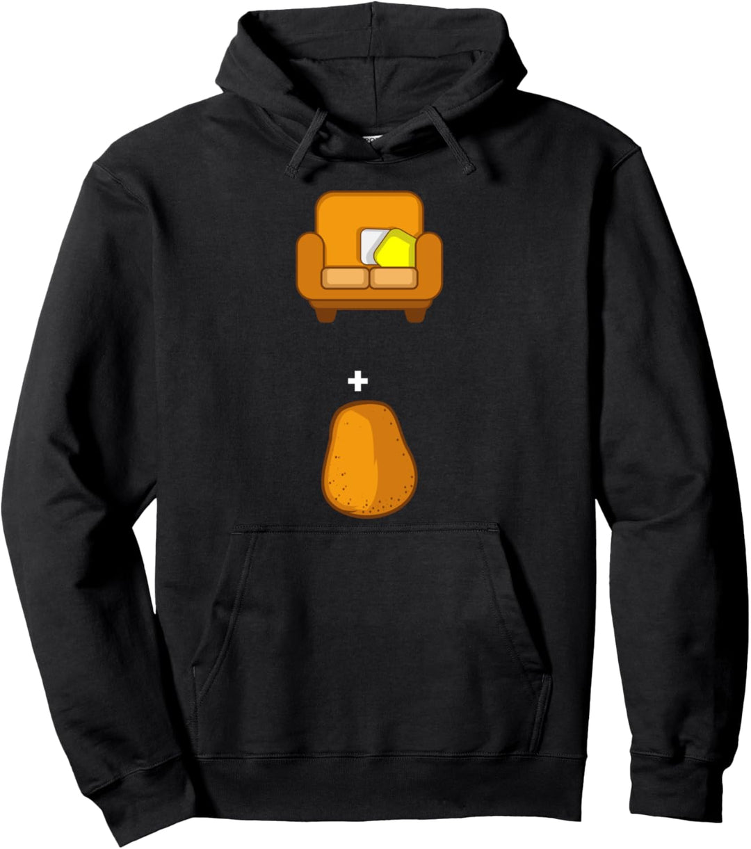Couch und Kartoffel Faule Person Pullover Hoodie