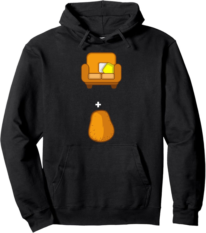Couch und Kartoffel Faule Person Pullover Hoodie