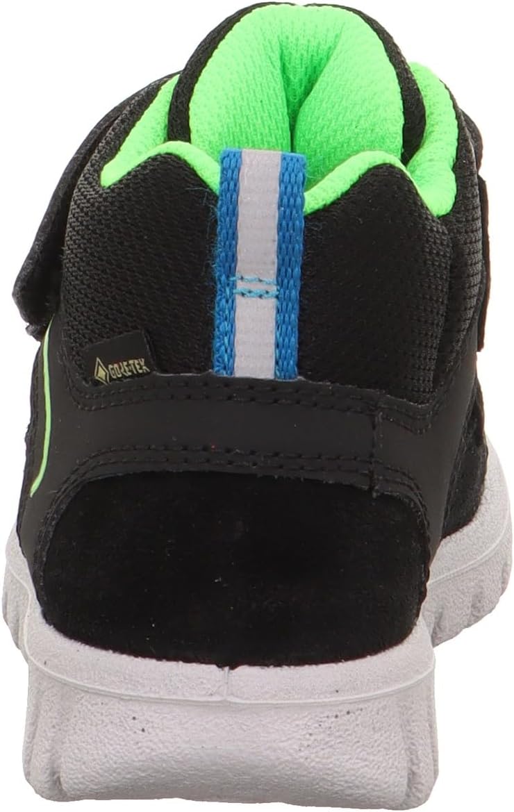 Superfit Jungen Sport7 Mini Leicht Gefütterte Gore-tex Lauflernschuhe 20 EU Schwarz Hellgrün 0010, 2