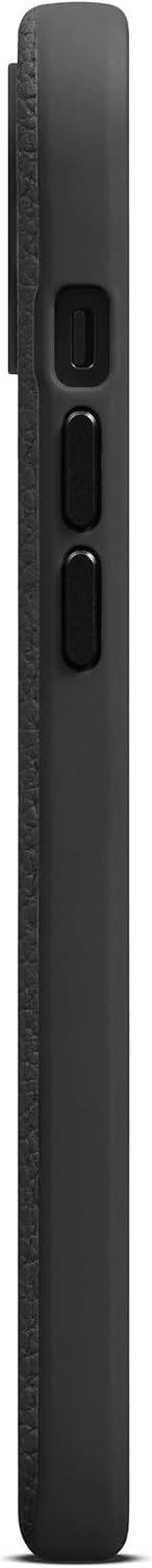 Woolnut Leder Hülle Case für iPhone 15 Plus - Schwarz iPhone 15 Plus Schwarz, iPhone 15 Plus Schwarz