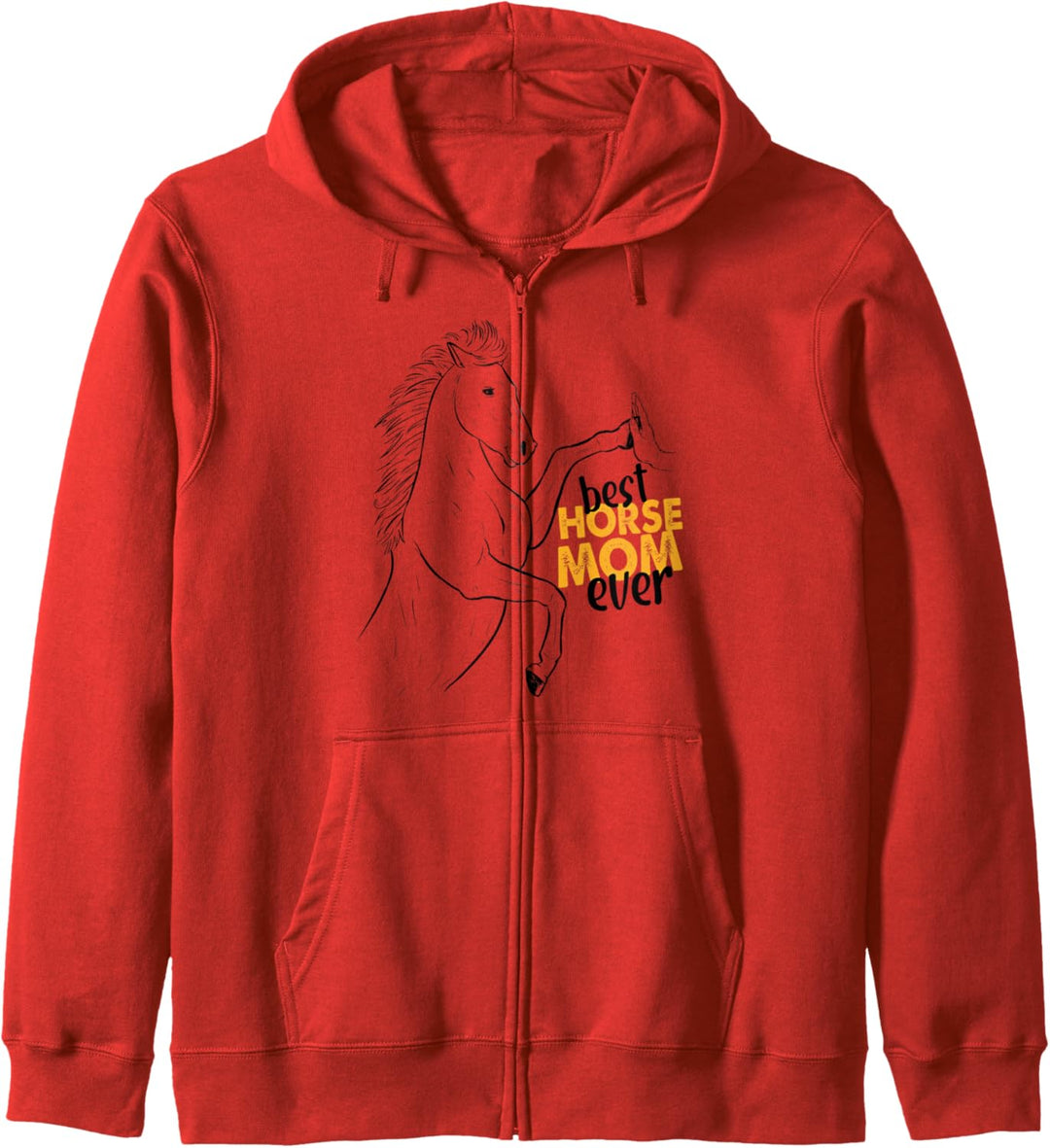 Best Horse Mom Ever Pferde Pulli Pferde Damen Kapuzenjacke