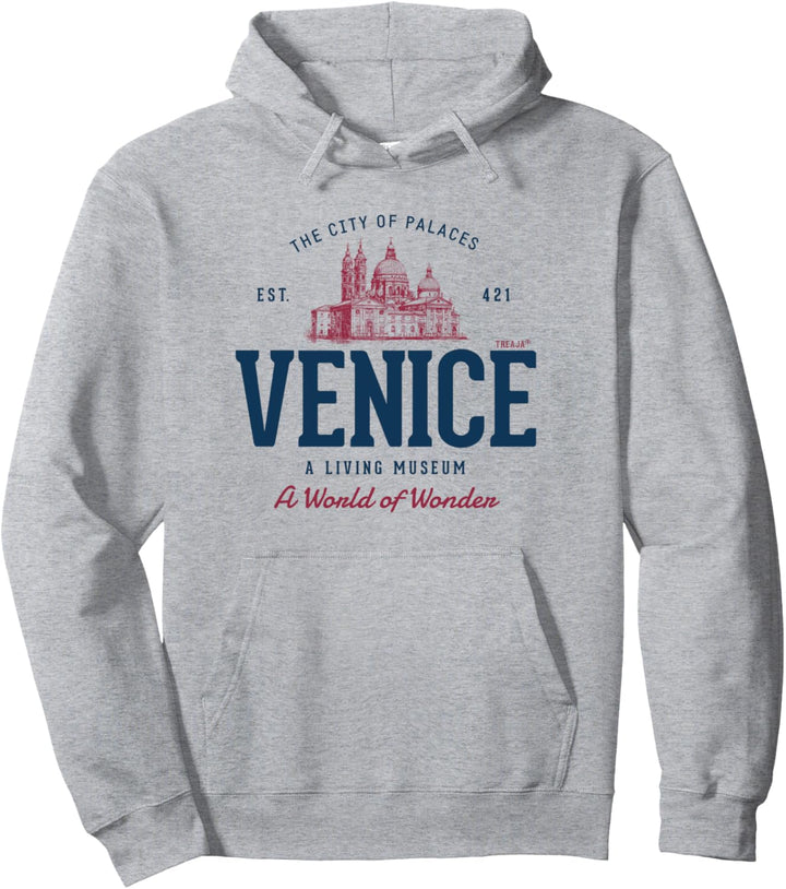 Italien Retro-Stil Vintage Venedig Pullover Hoodie