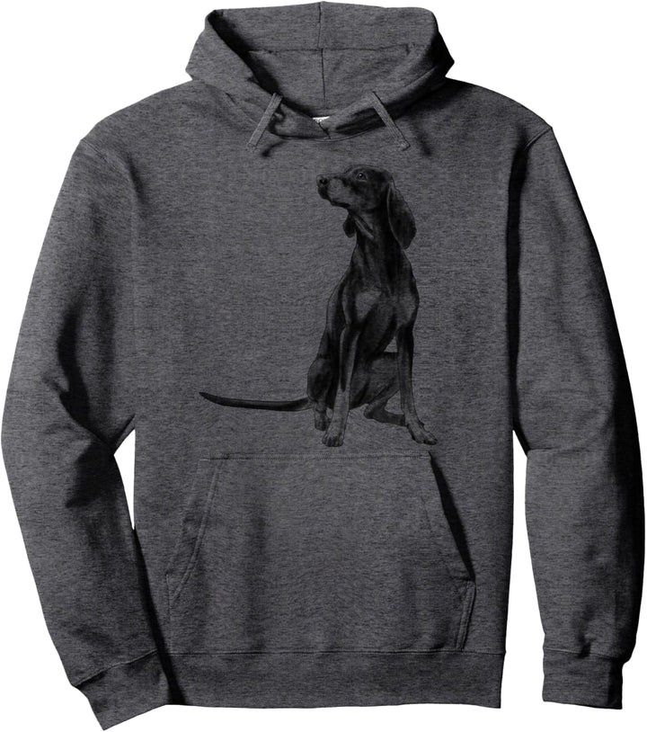 Sitzinder Hund Black and Tan Coonhound Pullover Hoodie