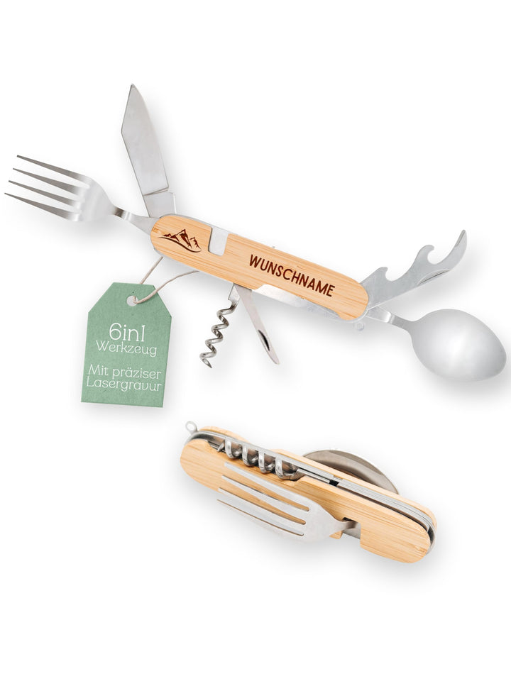 Wanderwerkzeug, Wandern Geschenk, Berge, Geschenke für Männer, Wanderbesteck, Bergliebe, Männergesch