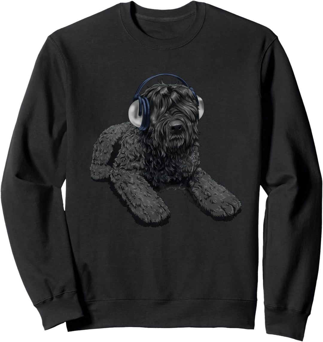 Hund Russischer Schwarzer Terrier Sweatshirt
