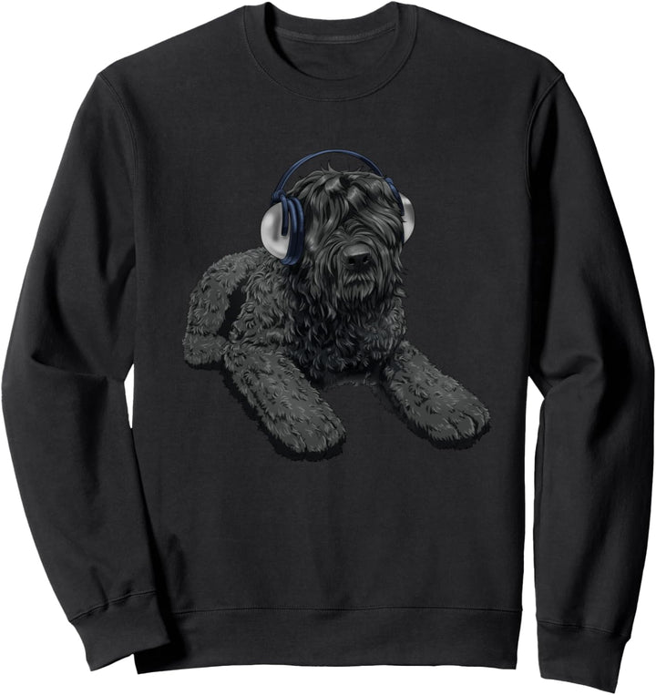 Hund Russischer Schwarzer Terrier Sweatshirt