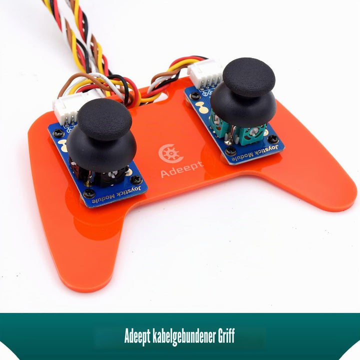 Adeept 5-DOF Roboterarm-Set für Raspberry Pi 4 B 3 B+ B A+, programmierbare DIY-Codierung STEM Educa