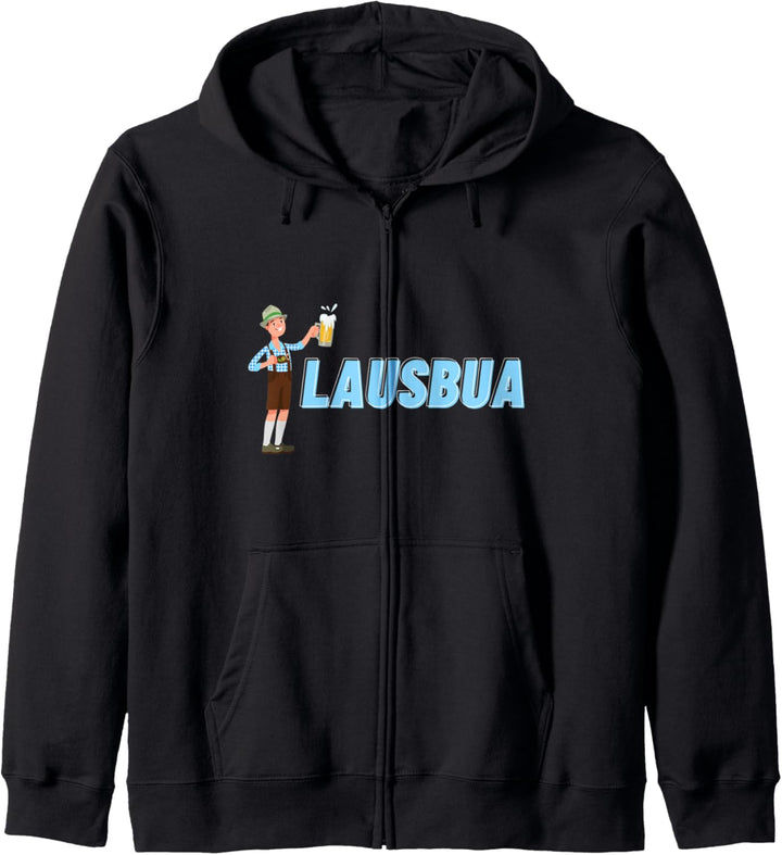 Bayern Oktoberfest Lausbua Mit Lederhose Lustiges Bier Kapuzenjacke