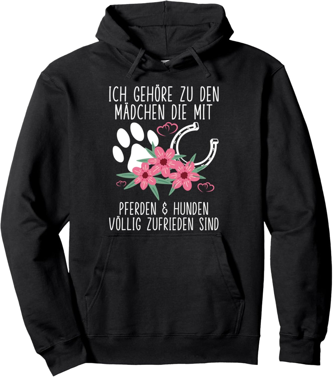 Reiter Ich Gehöre Zu Den Mädchen Pferde Hunde Reiten Pullover Hoodie