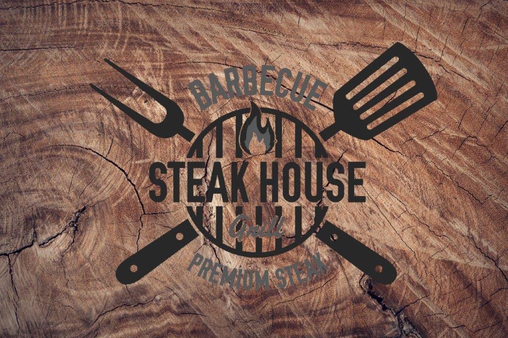 Grillmatte Grillunterlage Bodenschutz Barbecue-Matte Premium Steak 75 x 120 cm Muster wählbar Anti-R