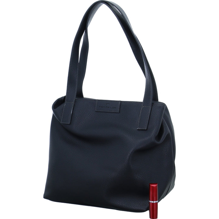 TOM TAILOR bags Miri Zip Damen Shopper Umhängetasche Reissverschluss Schwarz, Schwarz