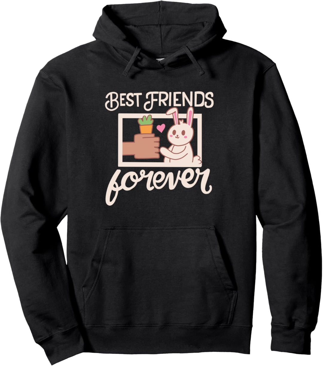 Beste Freunde für das Leben niedlich Hase Kaninchen lustig Pullover Hoodie