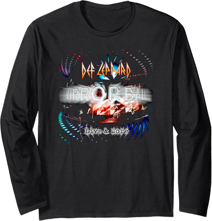 Def Leppard - Album mit Spiegelkugel Langarmshirt