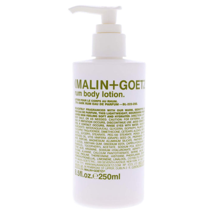 (Malin + Goetz) + Goetz Rum Body Lotion for Unisex 8.5 oz Body Lotion