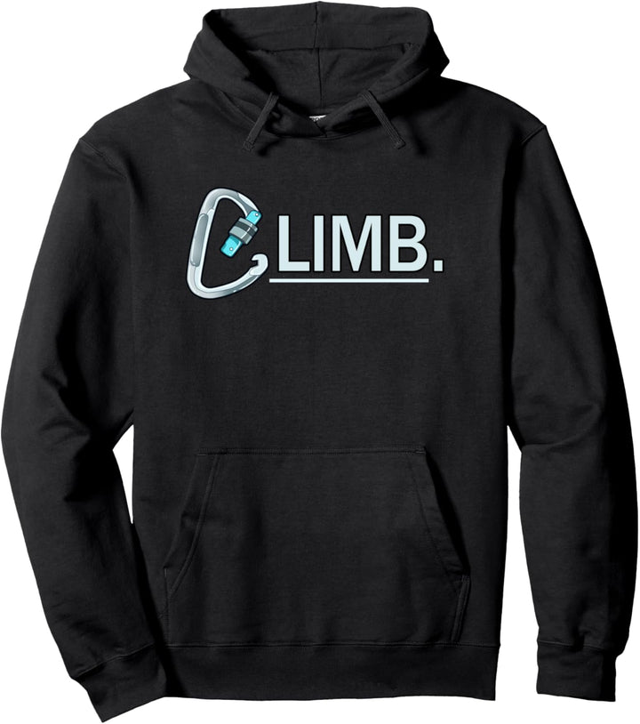 Klettergeschenk Felskletterer Pullover Hoodie