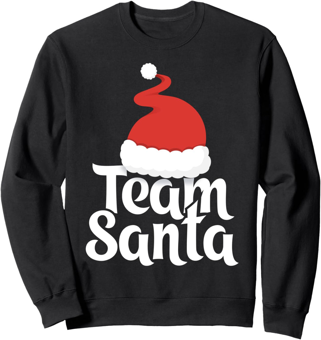 Team Santa Tshirt Christmas Family Matching Pajama Sweatshirt