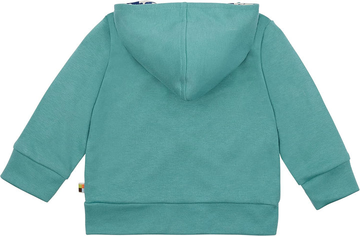 loud + proud Unisex Baby Kapuzenjacke, GOTS Zertifiziert Sweatjacke 62-68 Oregano, 62-68 Oregano