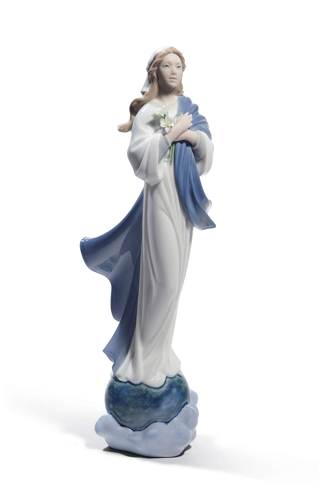 LLADRÓ Figur Jungrau Maria. Jungfrau Maria. Porzellan.