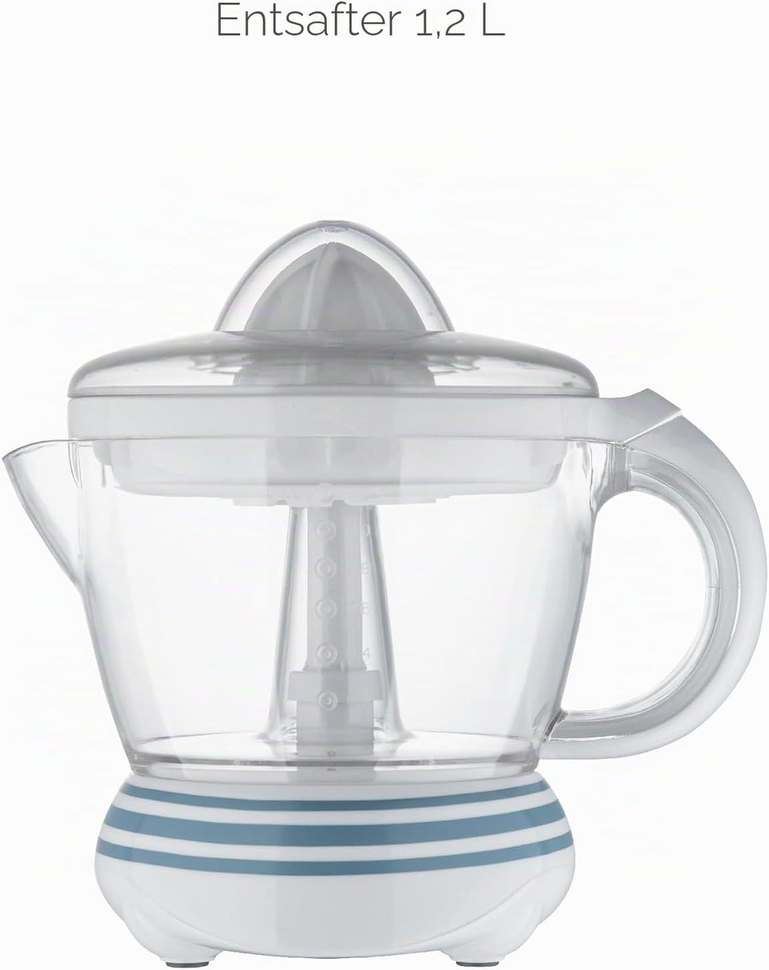 Bergner NOIA - Entsafter 40W 1.2L - Automatischer Motor - 2-Wege Drehung - Transparenter Behälter -