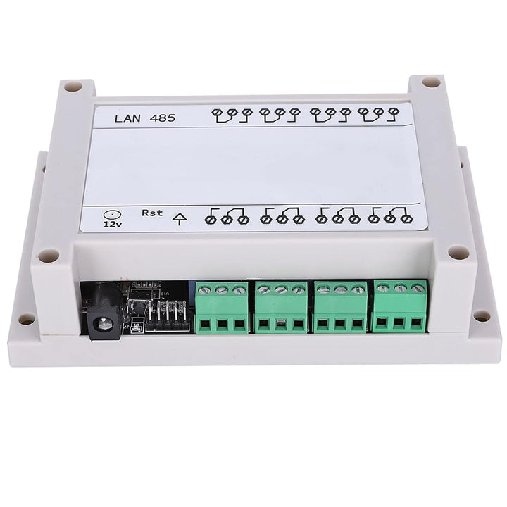 8 Kanäle Relais Modul, RJ45-TCP/IP Netzwerk Relaismodul 250V/AC 10A 8-Kanal Relais Schalter mit Indi