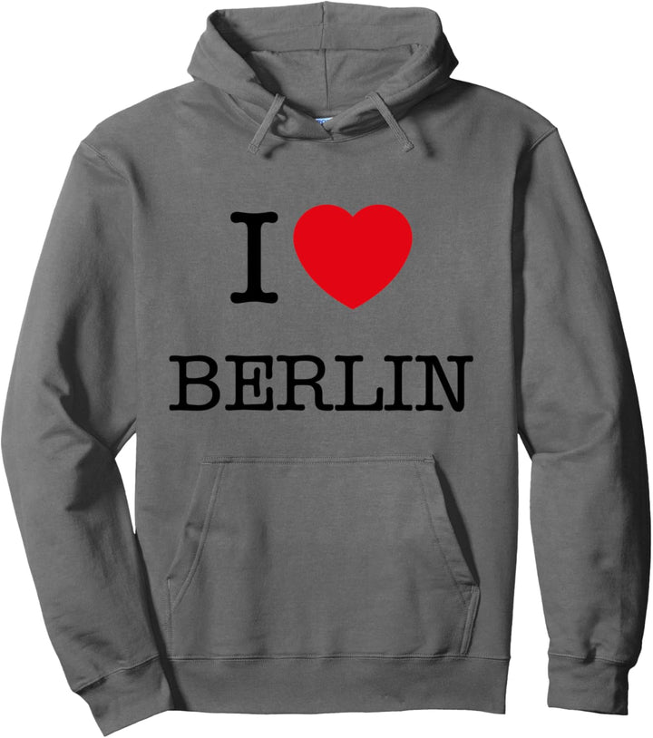 I Love Berlin Graphic Tees - Novelty T-Shirts & Cool Designs Pullover Hoodie