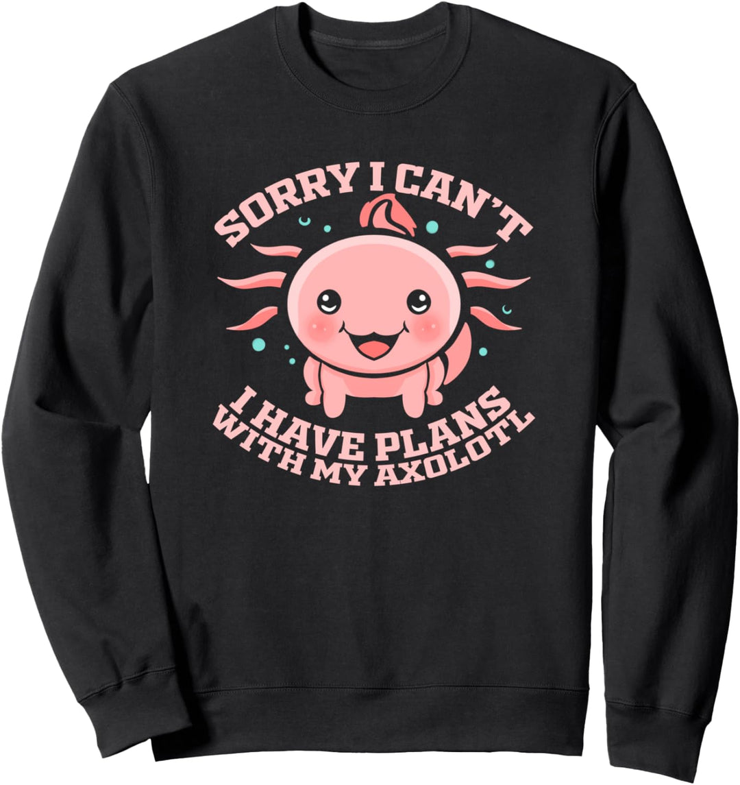 Axolotl Kawaii Mexikanischer Salamander Sweatshirt