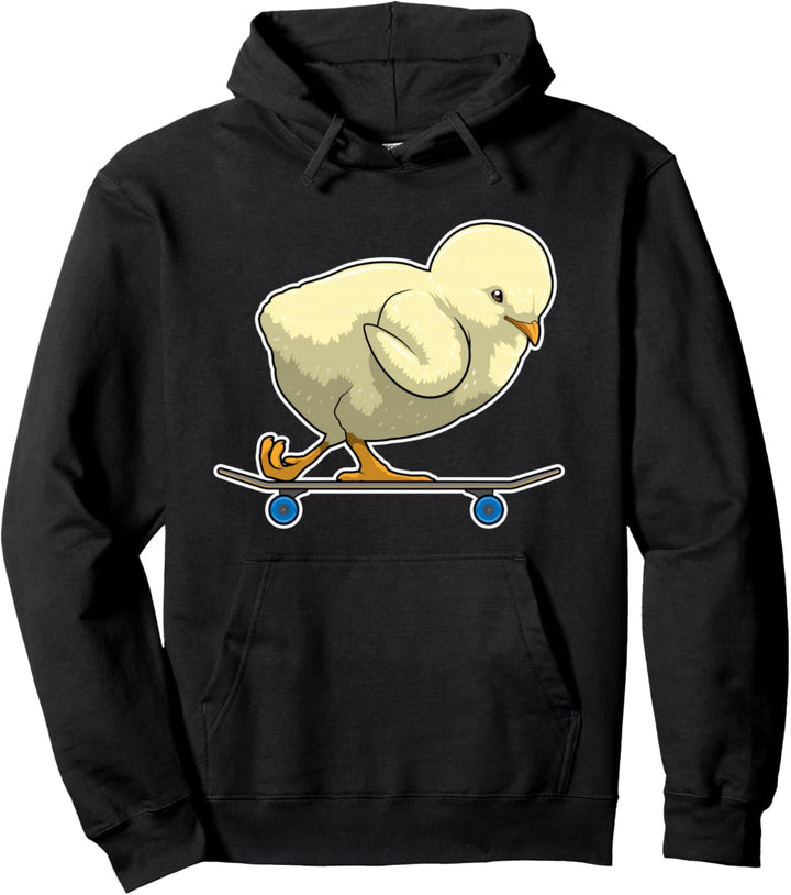Küken Skater Skateboard Sport Pullover Hoodie
