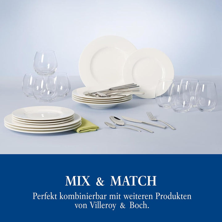VilleroyundBoch 10-1155-8152 Wonderful World Teller-Set 12-tlg. weiss Fine China